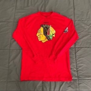 Reebok NHL Chicago Blackhawks Long Sleeve Shirt